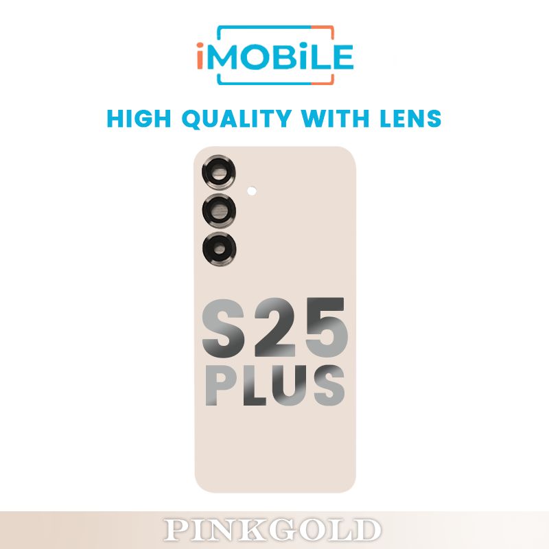 Samsung Galaxy S25 Plus (S936) Back Cover [High Quality with Lens] [Pinkgold]