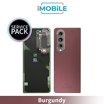 Samsung SM-F936 Galaxy Z Fold4 5G Back / Battery Cover [Service Pack] [Burgundy] GH82-29254D