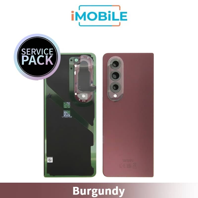 Samsung SM-F936 Galaxy Z Fold4 5G Back / Battery Cover [Service Pack] [Burgundy] GH82-29254D