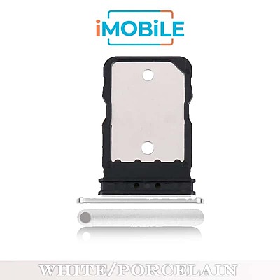 Google Pixel 9A Compatible Sim Tray [White / Porcelain]