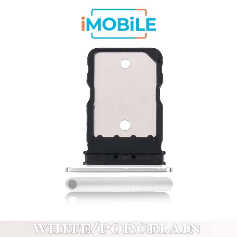 Google Pixel 9A Compatible Sim Tray [White / Porcelain]