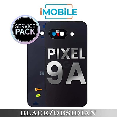 Google Pixel 9A Compatible Back Cover with lens [Service Pack] [Black / Obsidian]