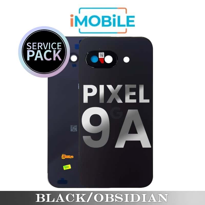 Google Pixel 9A Compatible Back Cover with lens [Service Pack] [Black / Obsidian]