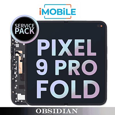 Google Pixel 9 Pro Fold 5G Main / Inner Compatible LCD Touch Digitizer Screen [Service Pack] [Obsidian] G949-00903-00