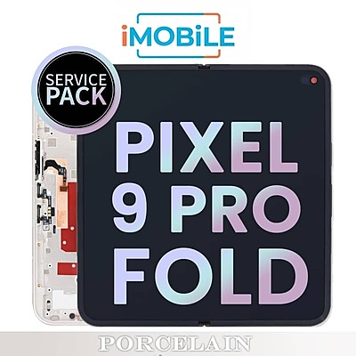 Google Pixel 9 Pro Fold 5G Main / Inner Compatible LCD Touch Digitizer Screen [Service Pack] [Porcelain] G949-00904-00