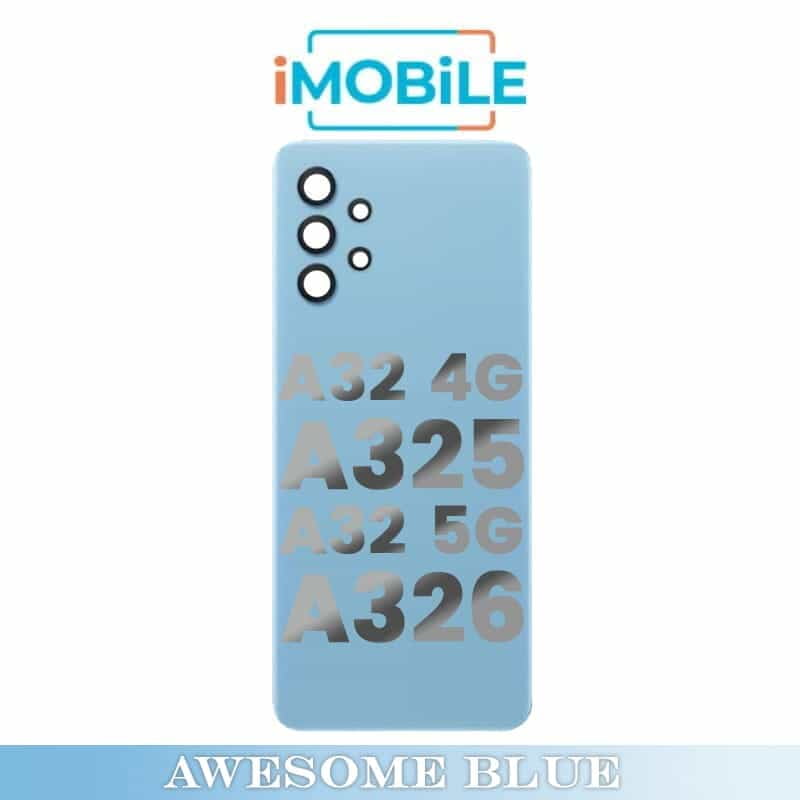 Samsung Galaxy A32 A325 4G / A32 A326 5G Back Cover with Camera Lens [Awesome Blue]