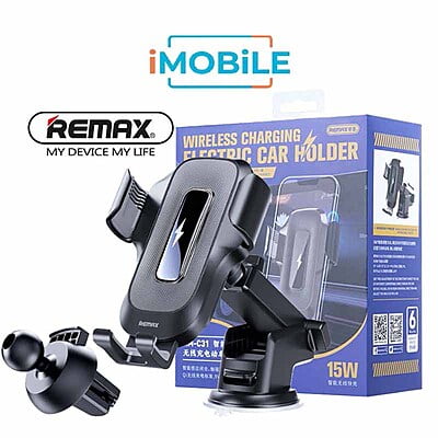 REMAX 15W [RM-C31 ] Smart Wireless Charging Electric Car Holder
