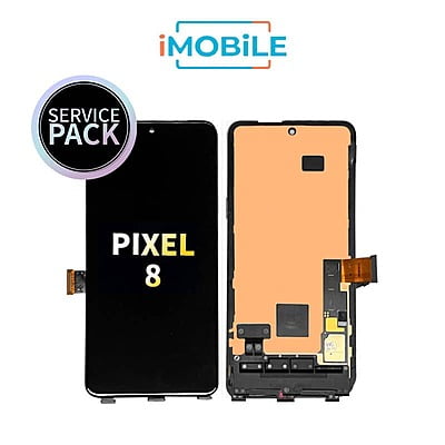 Google Pixel 8 Compatible LCD Touch Digitizer Screen [Service Pack]
