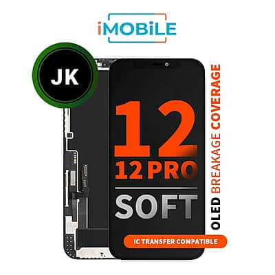 iPhone 12 / 12 Pro (6.1 Inch) Compatible LCD Touch Digitizer Screen [JK Soft OLED - Transplant IC]