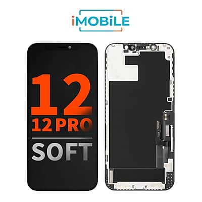 iPhone 12 / 12 Pro (6.1 Inch) Compatible LCD Touch Digitizer Screen [JK Soft OLED - Transplant IC]