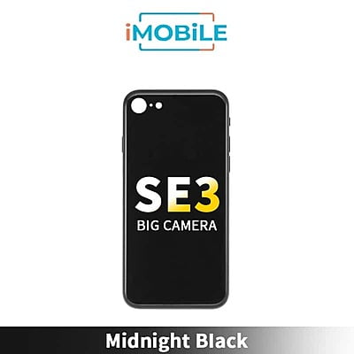 iPhone SE3 2022 Compatible Back Cover With Big Camera Hole [Midnight Black]