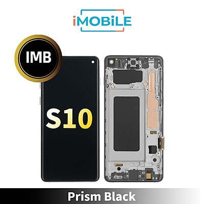 Samsung Galaxy S10 (G973) LCD Touch Digitizer Screen [IMB] [Prism Black]