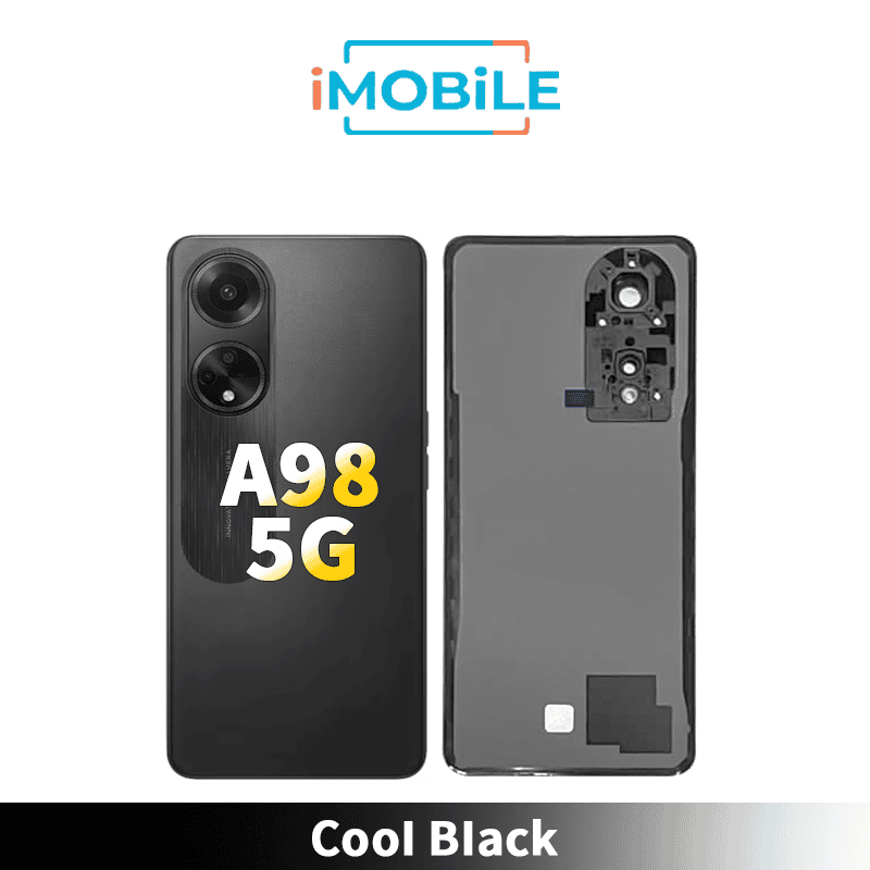 OPPO A98 5G  Back Cover [Cool Black]