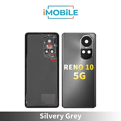 OPPO Reno 10 5G Back Cover [Silvery Grey]