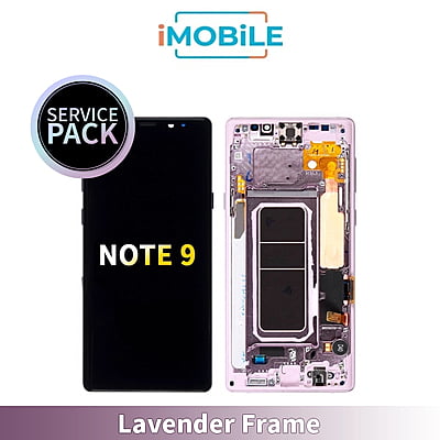 Samsung Galaxy Note 9 N960 LCD Touch Digitizer Screen [Lavender Frame] Service Pack GH97-22269E GH97-22270E