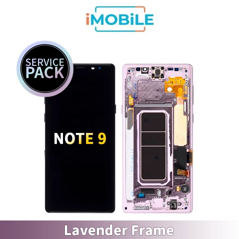 Samsung Galaxy Note 9 N960 LCD Touch Digitizer Screen [Lavender Frame] Service Pack GH97-22269E GH97-22270E