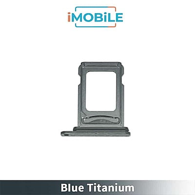 iPhone 15 Pro / 15 Pro Max Compatible Sim Tray [Dual Sim] [Blue Titanium]