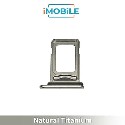 iPhone 15 Pro / 15 Pro Max Compatible Sim Tray [Dual Sim] [Natural Titanium]