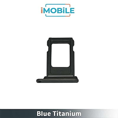 iPhone 15 Pro / 15 Pro Max Compatible Sim Tray [Single SIM Card] [Blue Titanium]