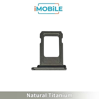 iPhone 15 Pro / 15 Pro Max Compatible Sim Tray [Single SIM Card] [Natural Titanium]