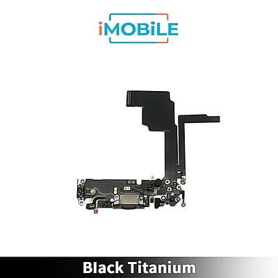 iPhone 15 Pro Compatible Charging Port Flex Cable [Black Titanium]