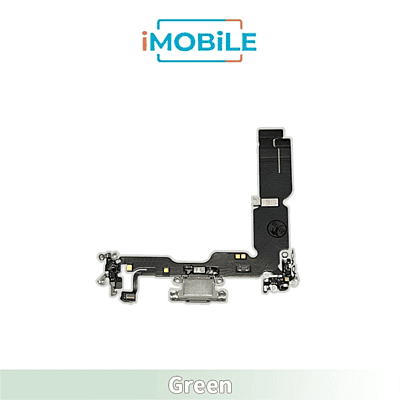 iPhone 15 Plus Compatible Charging Port Flex Cable [Green]