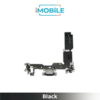 iPhone 15 Plus Compatible Charging Port Flex Cable [Black]