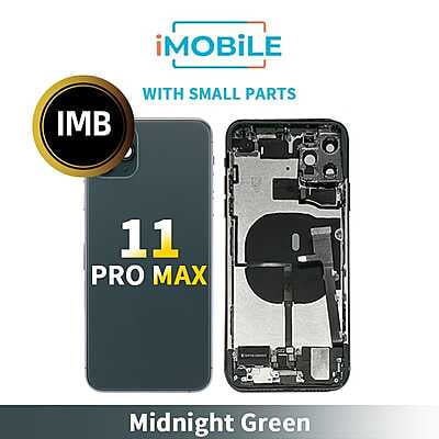 iPhone 11 Pro Max Compatible Back Housing With Small Parts [IMB] [Midnight Green]