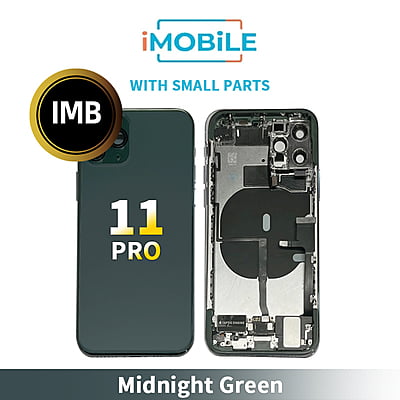 iPhone 11 Pro Compatible Back Housing With Small Parts [IMB] [Midnight Green]