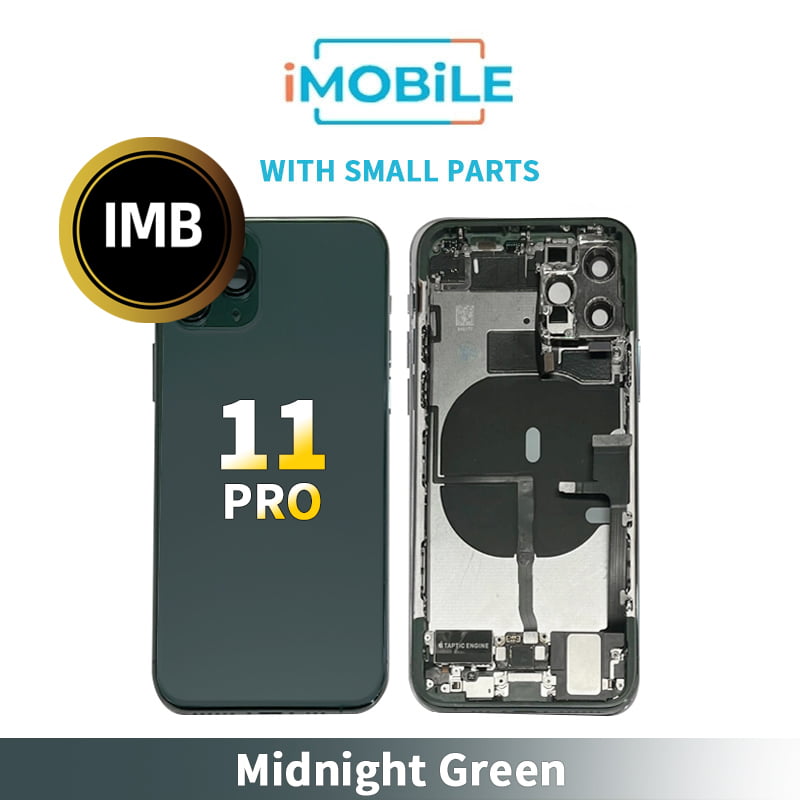 iPhone 11 Pro Compatible Back Housing With Small Parts [IMB] [Midnight Green]