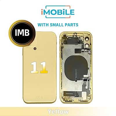 iPhone 11 Compatible Back Housing With Small Parts [IMB] [Yellow]