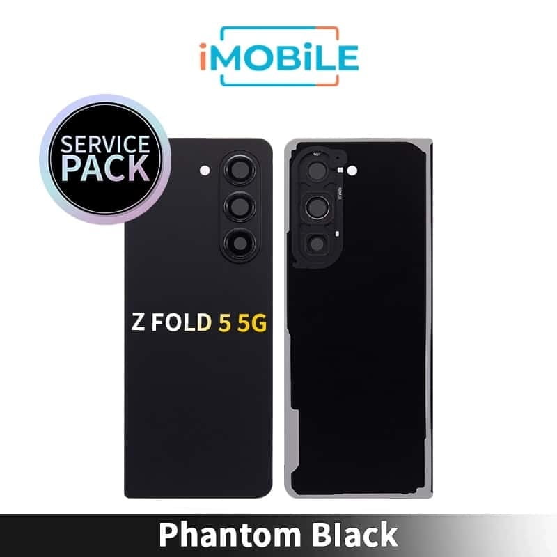 Samsung Galaxy Z Fold 5 5G (F946) Back / Battery Cover [Service Pack] [Phantom Black]