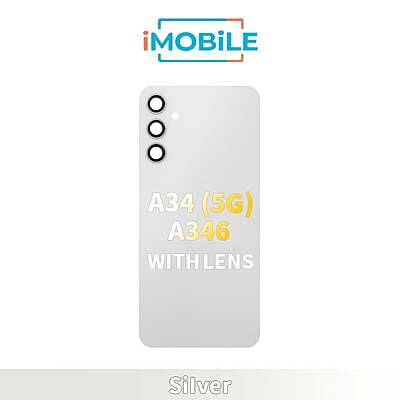 Samsung Galaxy A34 (5G) A346 Back Cover With Lens [Silver]