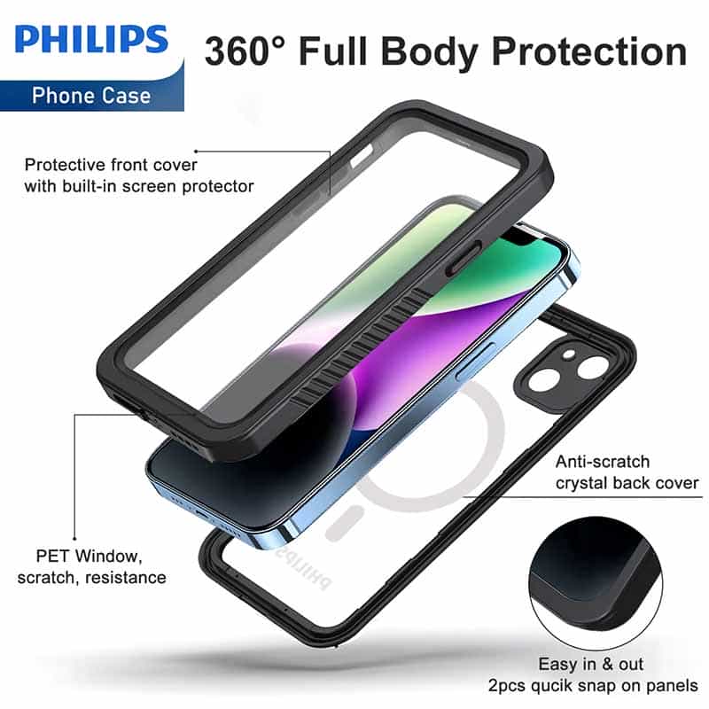 Philips Waterproof Case With MagSafe For iPhone 14 Plus