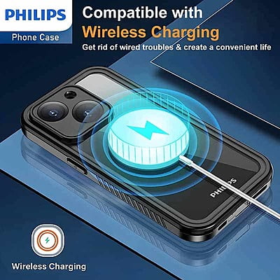 Philips Waterproof Case With MagSafe For iPhone 15 Philips Waterproof Case With MagSafe For iPhone 15
