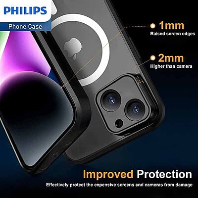 Philips Waterproof Case With MagSafe For iPhone 15 Philips Waterproof Case With MagSafe For iPhone 15