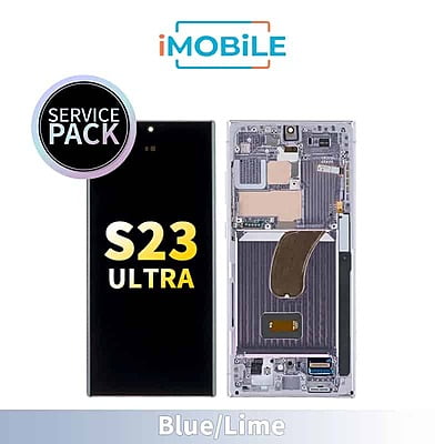 Samsung Galaxy S23 Ultra 5G (S918) LCD Touch Digitizer Screen [Service Pack] [Silver- For Online Version Blue/Lime] GH82-30465G