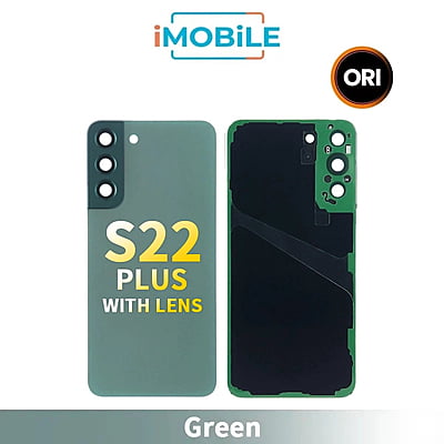 Samsung Galaxy S22 Plus (S906)  Back Cover Glass With Lens [Secondhand] [Green]