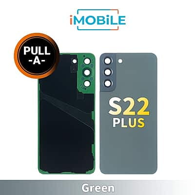 Samsung Galaxy S22 Plus (S906)  Back Cover Glass With Lens [Secondhand] [Green]
