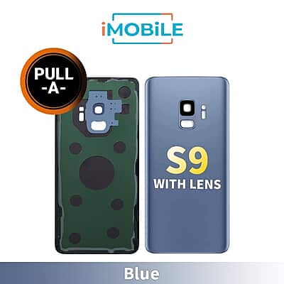 Samsung Galaxy S9 (G960) Back Cover Glass With Lens [Secondhand] [Blue]