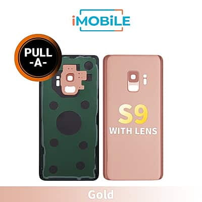 Samsung Galaxy S9 (G960) Back Cover Glass With Lens [Secondhand] [Gold]