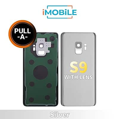 Samsung Galaxy S9 (G960) Back Cover Glass With Lens [Secondhand] [Silver]