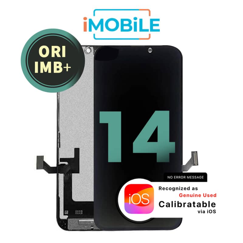 iPhone 14 (6.1 Inch) Compatible LCD (Soft OLED) Touch Digitizer Screen [Original IMB+]