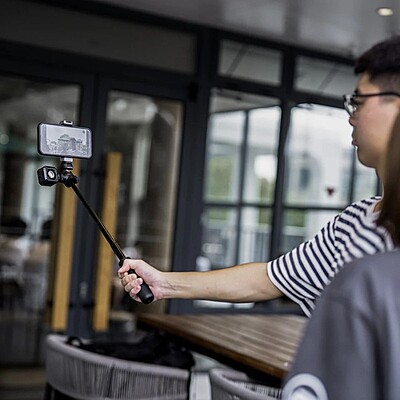 PGYTECH CapLock Action Camera Extension Pole Tripod, for Camera & MagCam