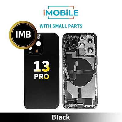 iPhone 13 Pro Compatible Back Housing With Small Parts [IMB] [Black]
