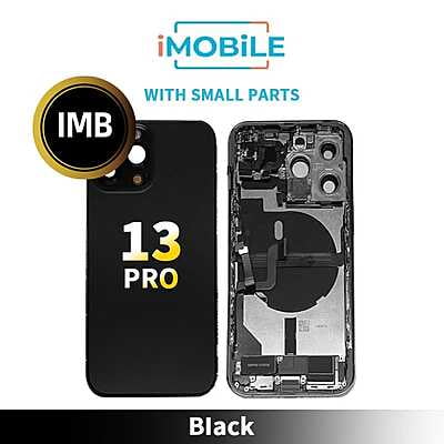 iPhone 13 Pro Compatible Back Housing With Small Parts [IMB] [Black]