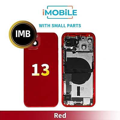 iPhone 13 Compatible Back Housing With Small Parts [IMB] [Red]