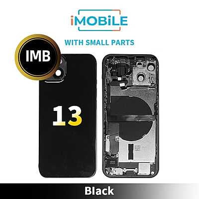 iPhone 13 Compatible Back Housing With Small Parts [IMB] [Black]