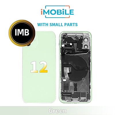 iPhone 12 Compatible Back Housing With Small Parts [IMB] [Green]