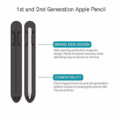 COTEetCI Magnetic Silicone Pencil Holder Case for Apple Pencil 1/2 COTEetCI Magnetic Silicone Pencil Holder Case for Apple Pencil 1/2